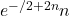  e^{-&pi;/2 + 2&pi; n} （n は整数）
