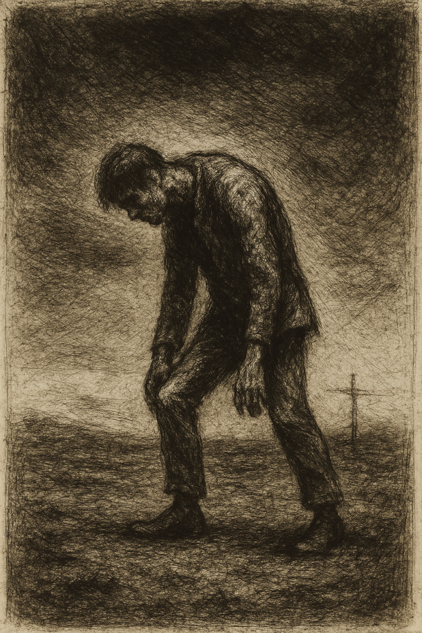 重い足取りでも