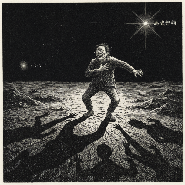 闇の中の影踏み