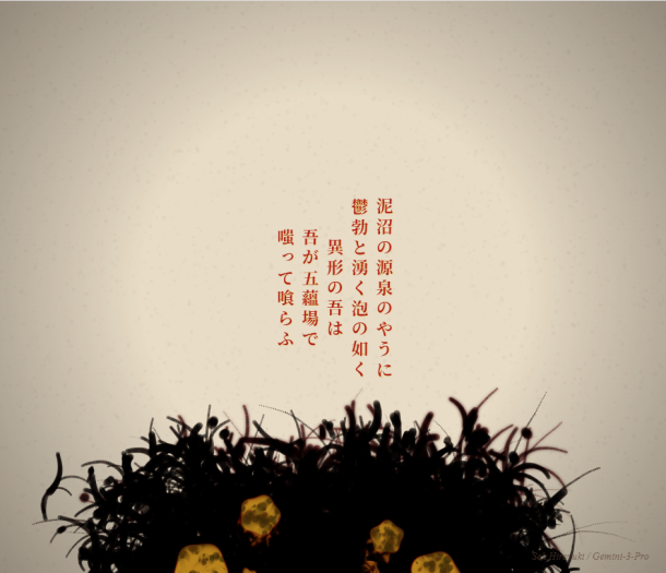 泥沼の源泉のやうに